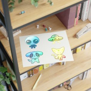 Quark the Alien, UFO, Ally the Alien Dog, & Cassy the Catbot